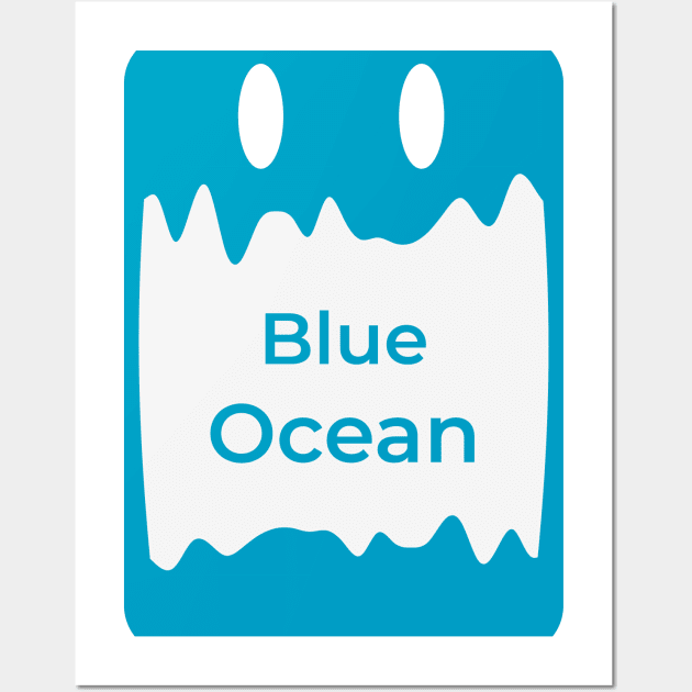 blue ocean Wall Art by Kopandavil